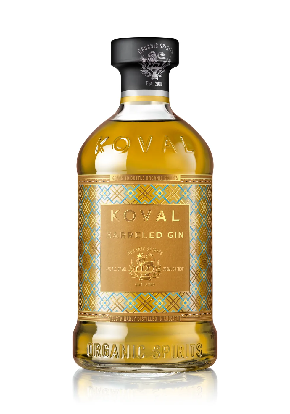 KOVAL Barreled Gin - Oak-Aged Craft Spirit